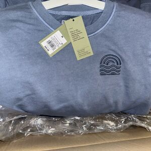 Men's French Terry Crewneck Pullover Sweatshirt / Goodfellow/ Medium size / Blue